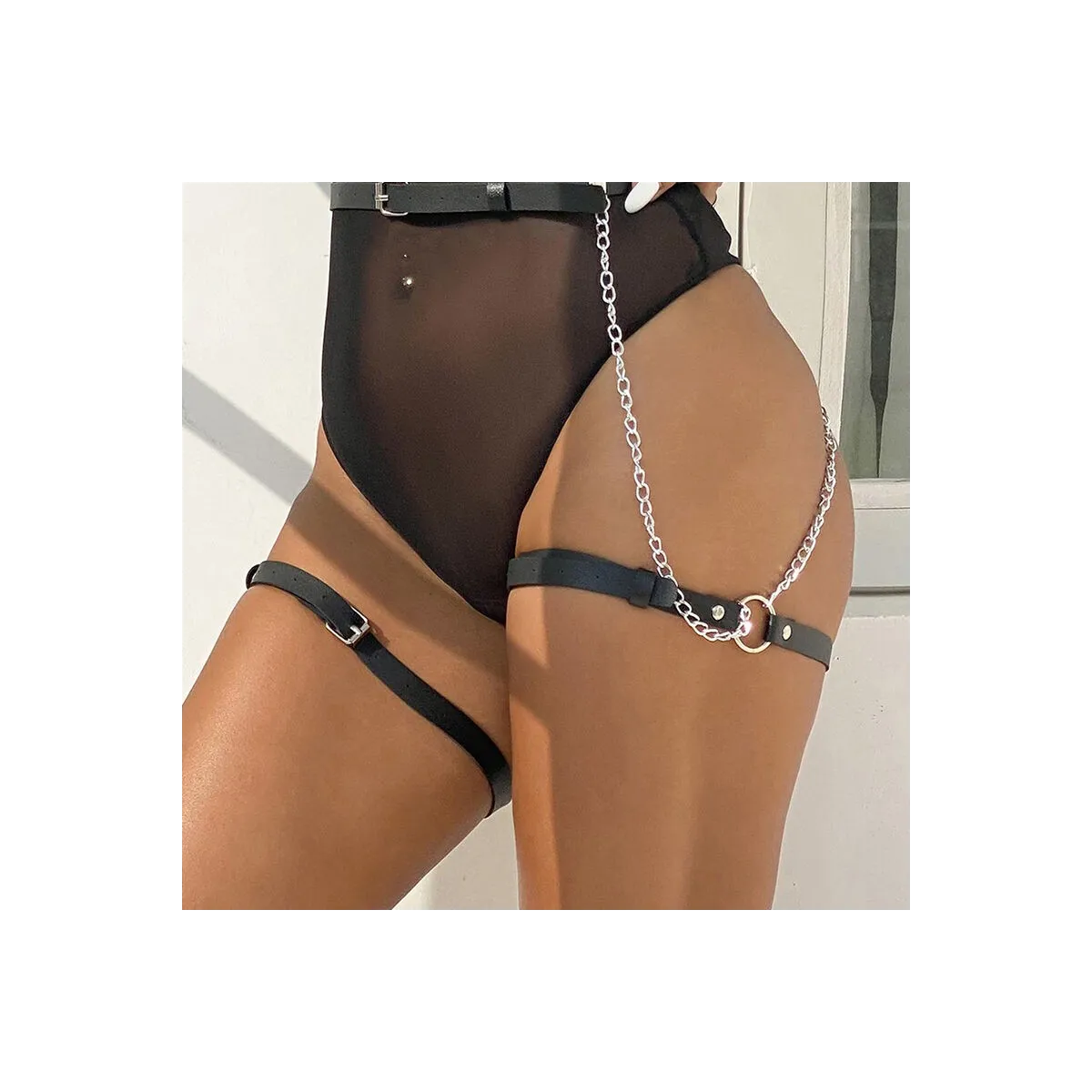 Ledergürtel Harness Schwarz One Size (S-L) von Subblime Fetish kaufen | Fesselliebe