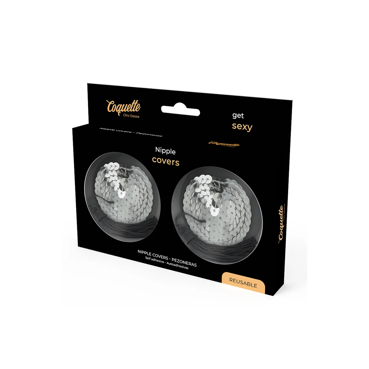 Silberne Nippelabdeckung von Coquette Accessories kaufen | Fesselliebe