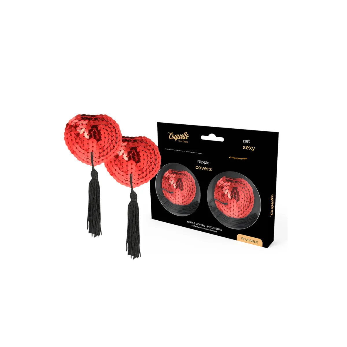 Rote Nippelabdeckung von Coquette Accessories kaufen | Fesselliebe