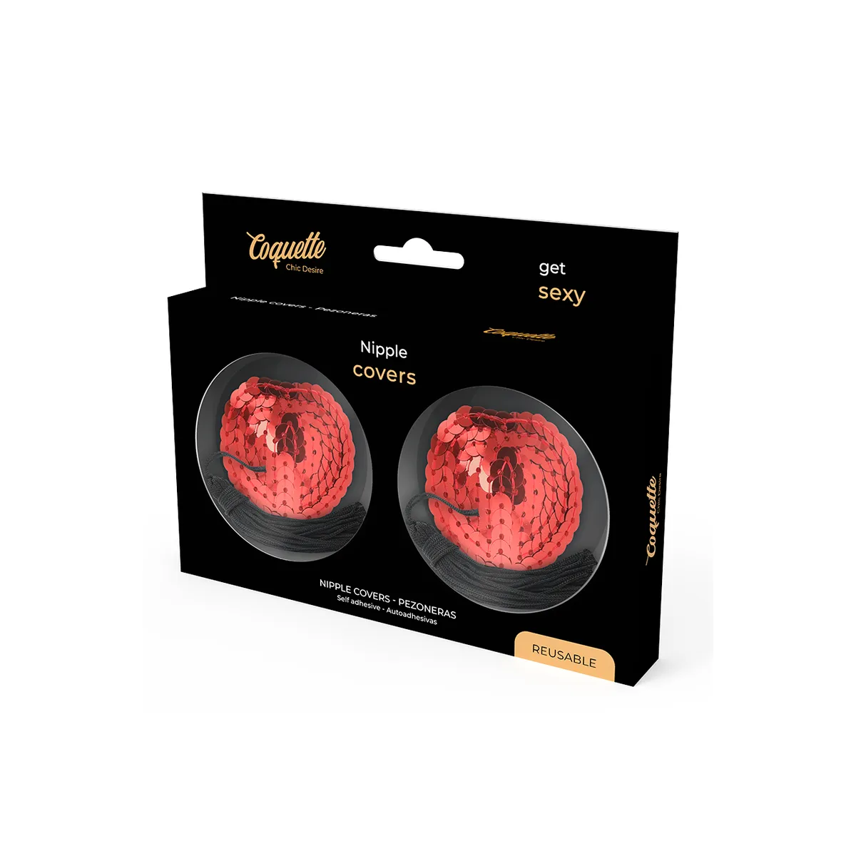 Rote Nippelabdeckung von Coquette Accessories kaufen | Fesselliebe