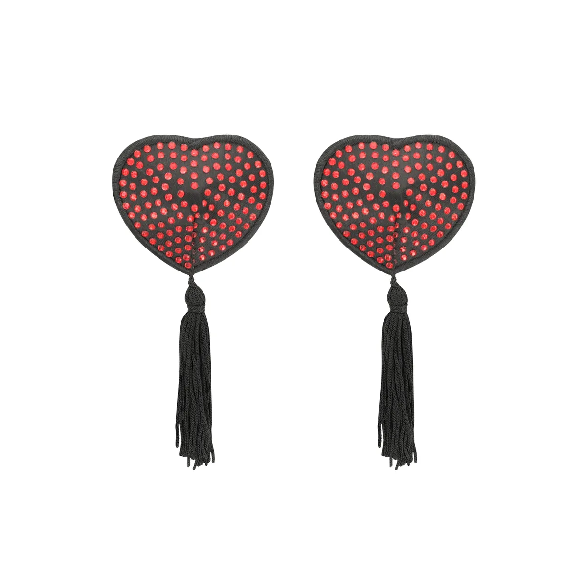 Rot/Schwarze Nippelabdeckungen von Coquette Accessories kaufen | Fesselliebe