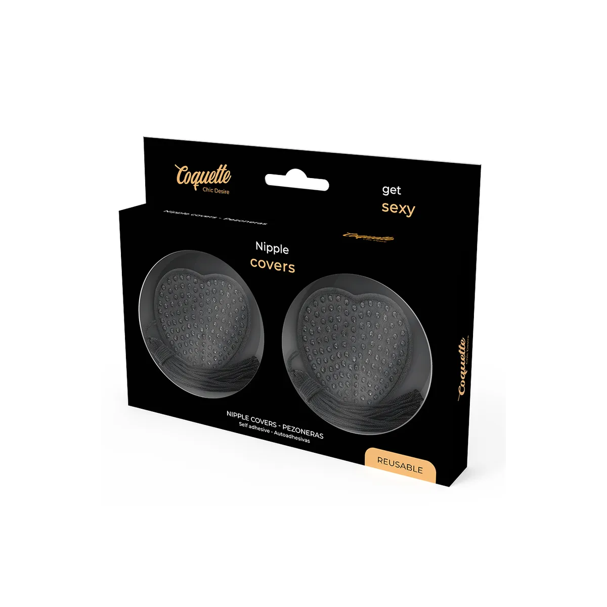 Schwarze Nippelabdeckungen von Coquette Accessories kaufen | Fesselliebe