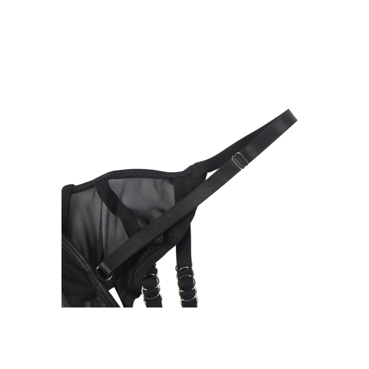 Zweiteiliges Set aus Transparenz-BH und S/M-Streifen von Subblime Sets kaufen | Fesselliebe