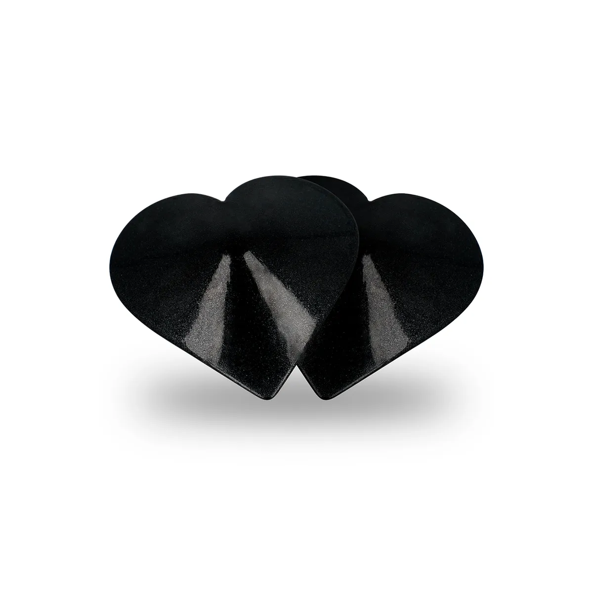 Nippelabdeckungen mit Schwarzen Herzen von Coquette Accessories kaufen | Fesselliebe