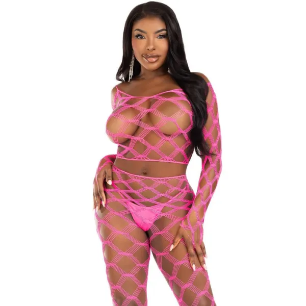 Top & Leggins Hardcore Pink von Leg Avenue Sets kaufen | Fesselliebe