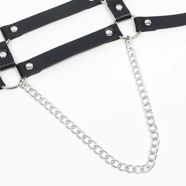 Harness mit Riemen und Kette ??DETAILS One Size (S-L) von Subblime Fetish kaufen | Fesselliebe