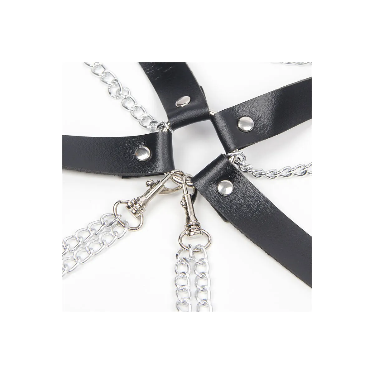 Harness-BH mit Kettendetail, One Size (S-L) von Subblime Fetish kaufen | Fesselliebe