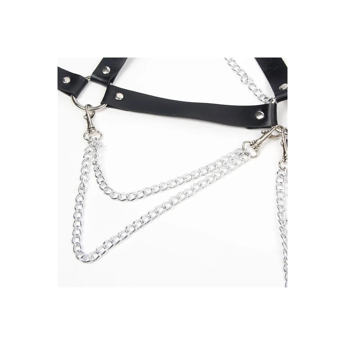 Harness-BH mit Kettendetail, One Size (S-L) von Subblime Fetish kaufen | Fesselliebe