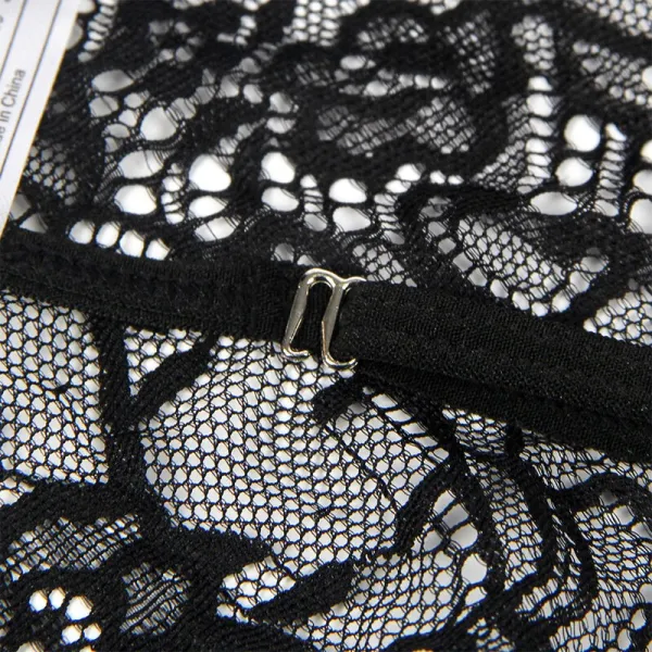 Polizeikostüm mit Spitze Schwarz S/M von Subblime Costumes kaufen | Fesselliebe