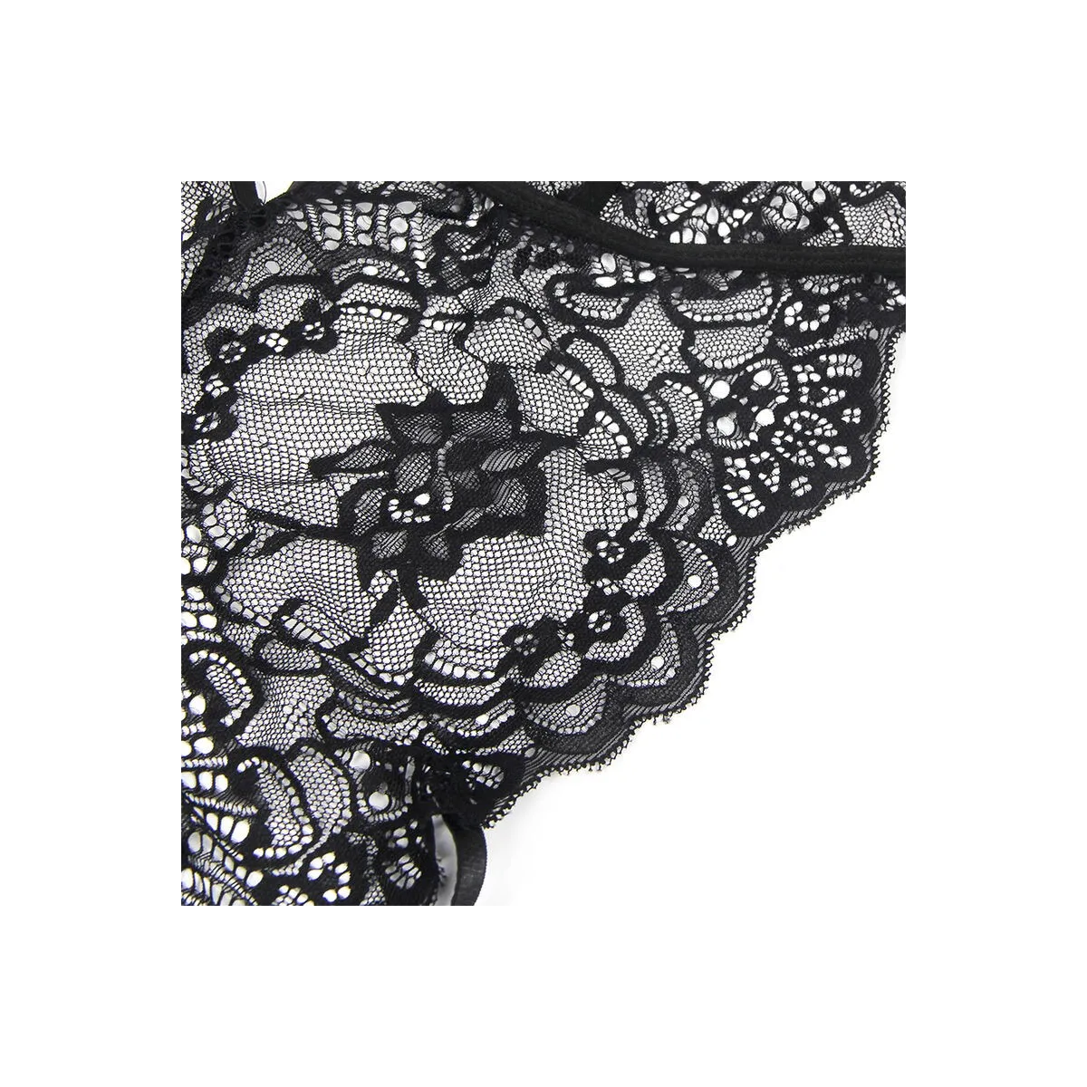 Polizeikostüm mit Spitze Schwarz S/M von Subblime Costumes kaufen | Fesselliebe