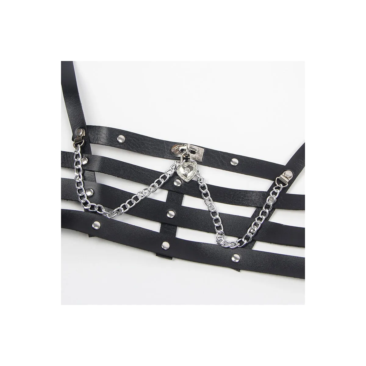 Korsett Harness mit Kette Detail One Size (S-L) von Subblime Fetish kaufen | Fesselliebe