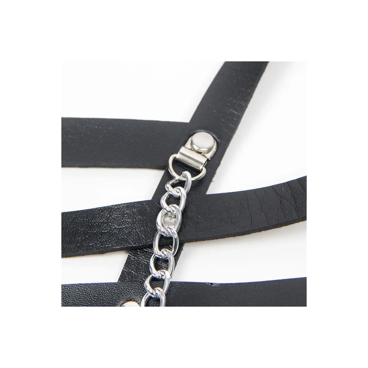 Korsett Harness mit Kette Detail One Size (S-L) von Subblime Fetish kaufen | Fesselliebe