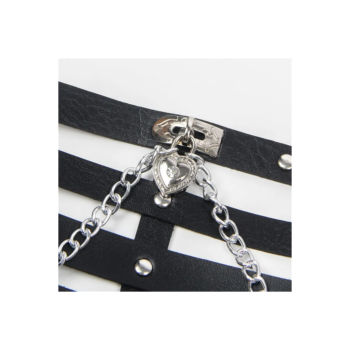 Korsett Harness mit Kette Detail One Size (S-L) von Subblime Fetish kaufen | Fesselliebe