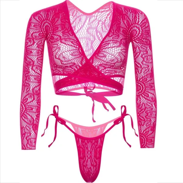 Top Crop Spitze mit Tanga von Leg Avenue Sets kaufen | Fesselliebe