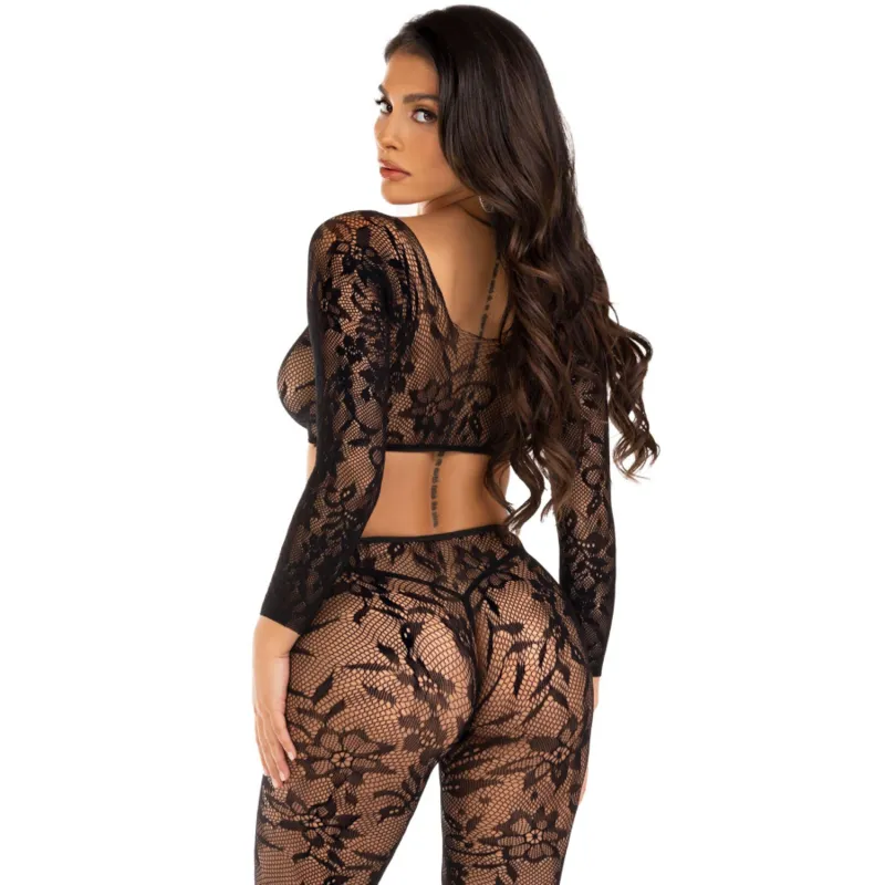 Set aus Kurzem Oberteil und Strumpfhose von Leg Avenue Sets kaufen | Fesselliebe 2