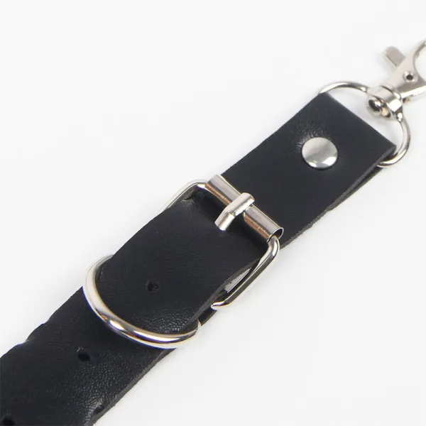 Gürtel und Strumpfband mit Ringen und Kette Detail One Size (S-L) von Subblime Fetish kaufen | Fesselliebe