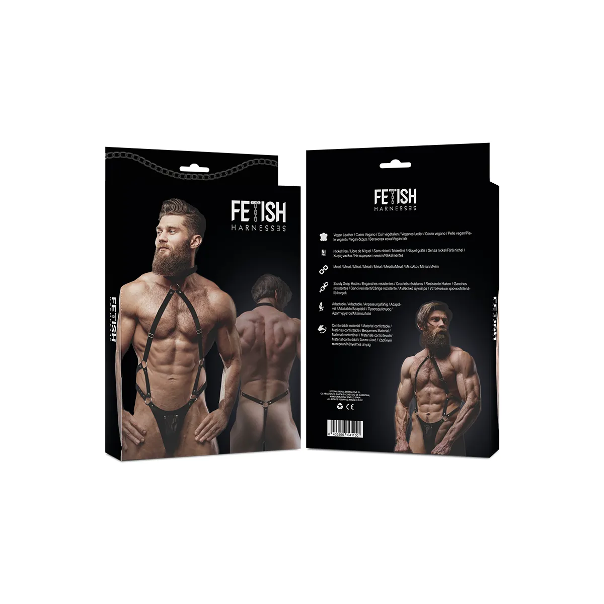 Jockstrap-Harness aus Öko-Leder für Herren von Fetish Submissive Attitude kaufen | Fesselliebe