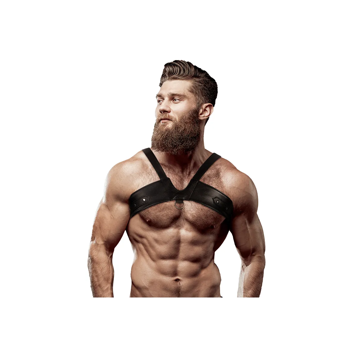 Brustgurt aus Ökoleder für Herren Brigade von Fetish Submissive Attitude kaufen | Fesselliebe