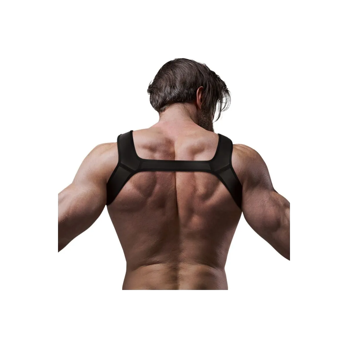 Neopren-Brustharness für Männer, Größe M von Fetish Submissive Attitude kaufen | Fesselliebe