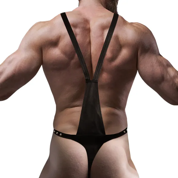 V-Förmiger Harness aus Ökoleder für Herren von Fetish Submissive Attitude kaufen | Fesselliebe