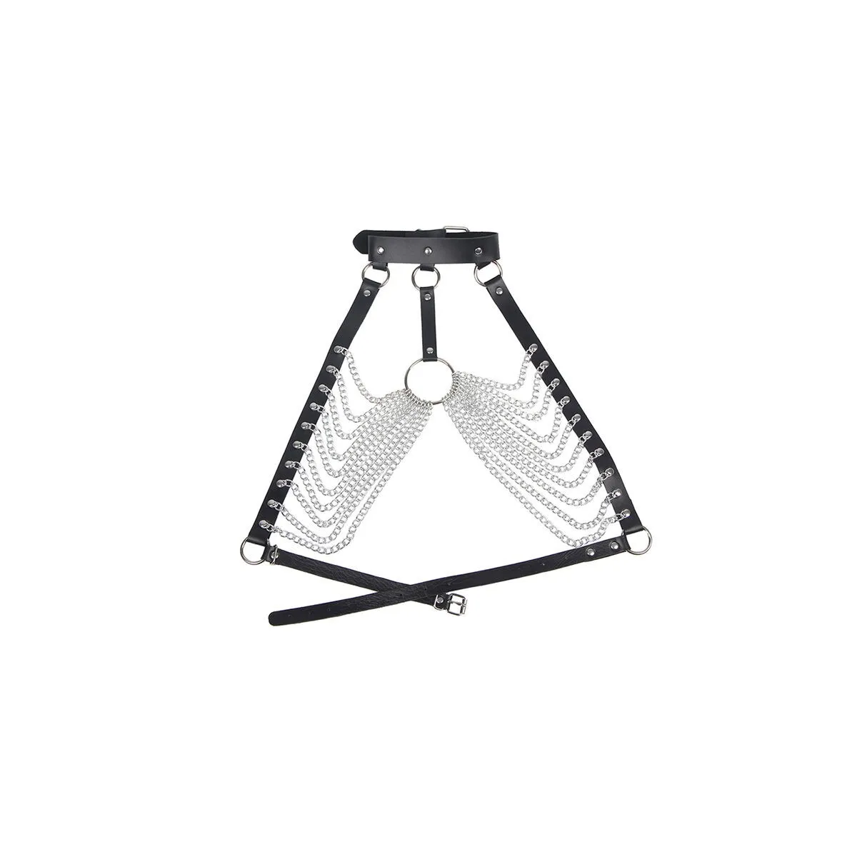 Brustharness mit Grossen Ringketten One Size (S-L) von Subblime Fetish kaufen | Fesselliebe