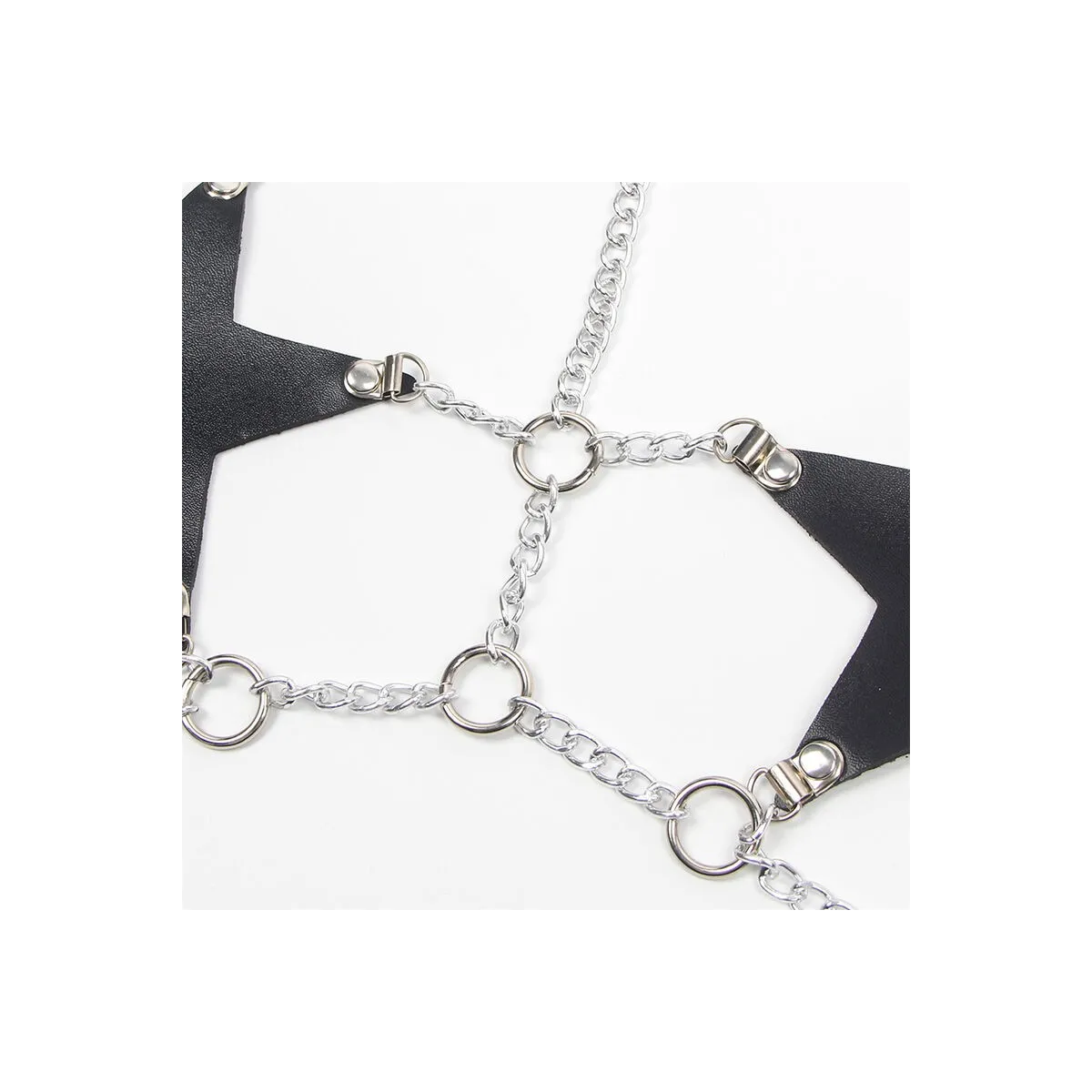 Ganzkörperharness mit Sternkettendetail One Size (S-L) von Subblime Fetish kaufen | Fesselliebe