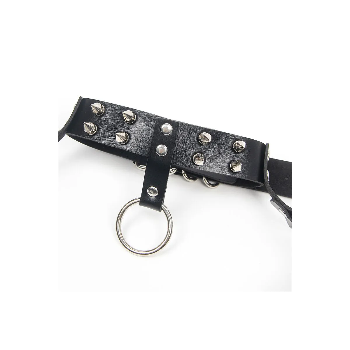 Harness-BH und Halskette mit Ketten One Size (S-L) von Subblime Fetish kaufen | Fesselliebe