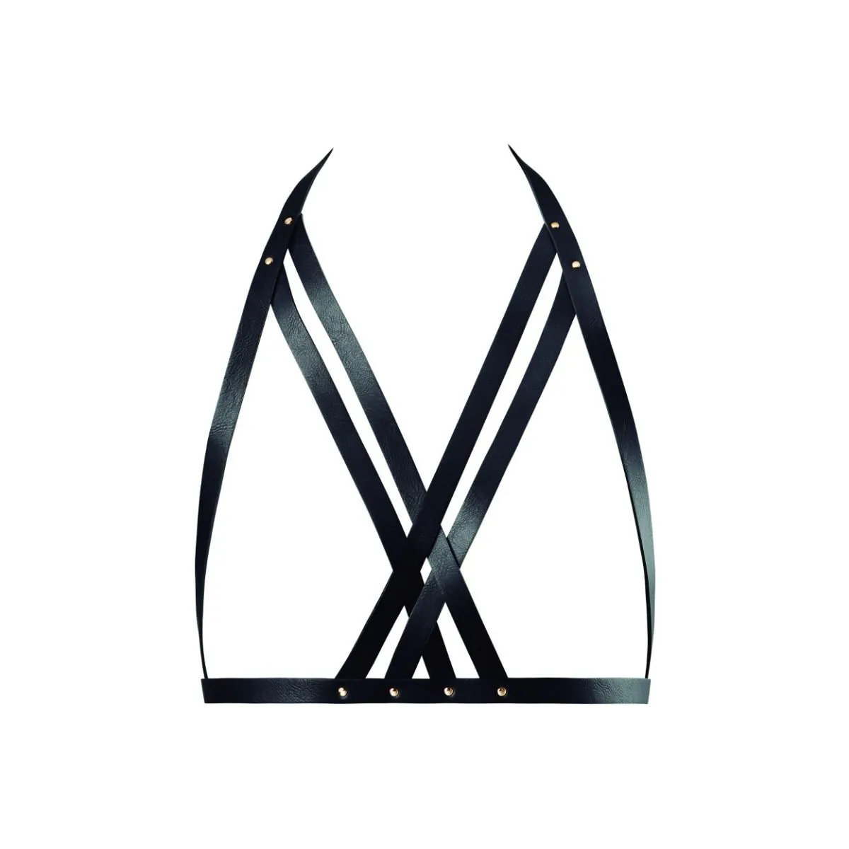 Halter-BH-Harness Schwarz von Bijoux Maze kaufen | Fesselliebe