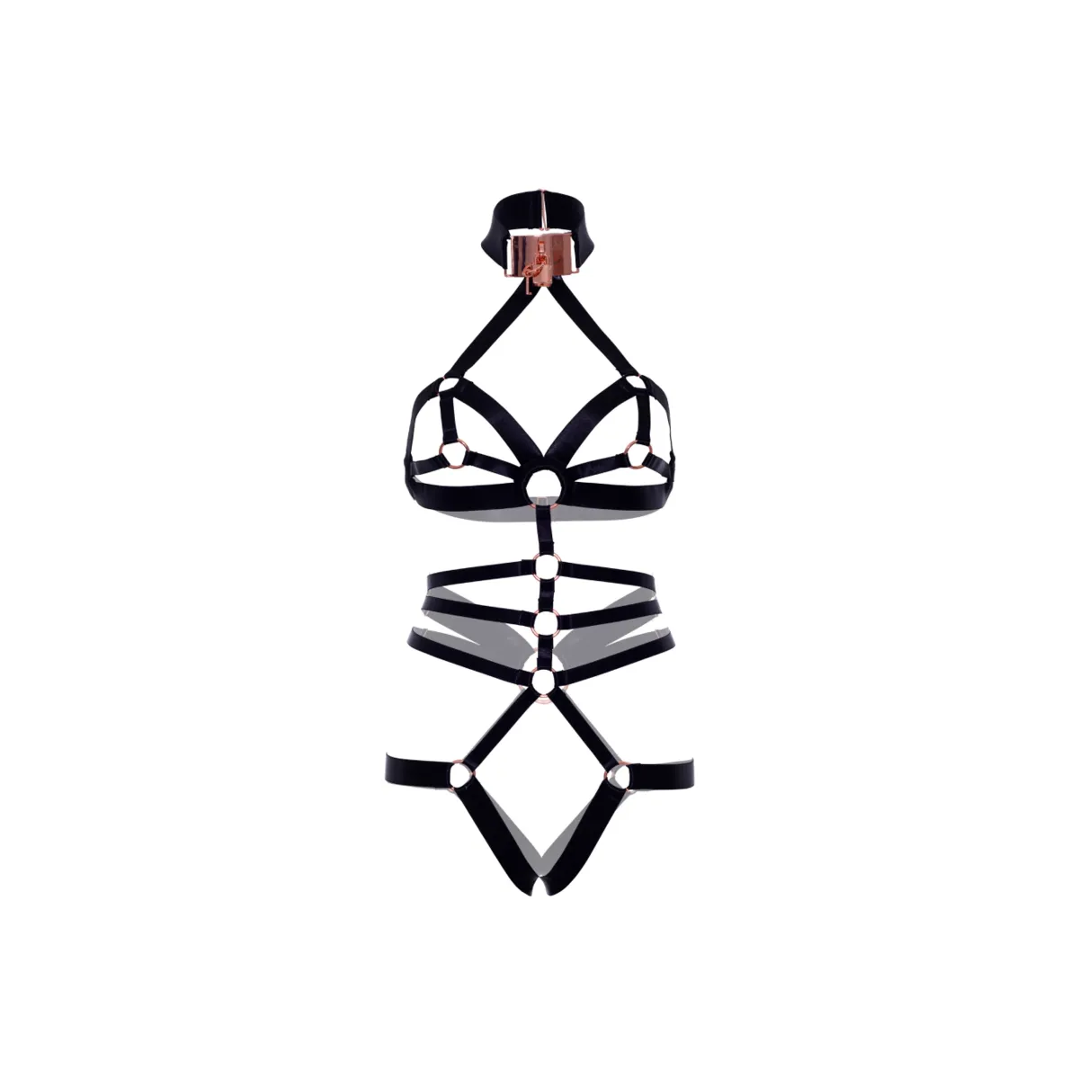 Elastischer Körpergurt ohne Schritt von Leg Avenue Kink kaufen | Fesselliebe