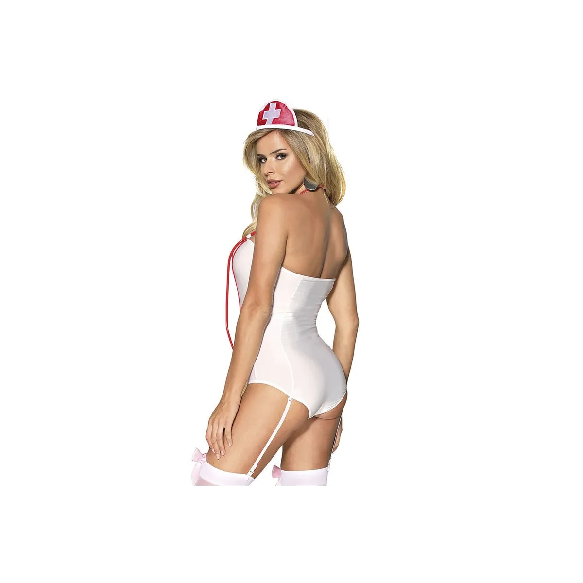 Sexy Krankenschwesterkostüm mit Teddy S/M von Subblime Costumes kaufen | Fesselliebe