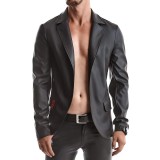 Herren Jacke Rmnicola001 Schwarz von Regnes Fetsih Plante Red Mark 2 | Fesselliebe.de