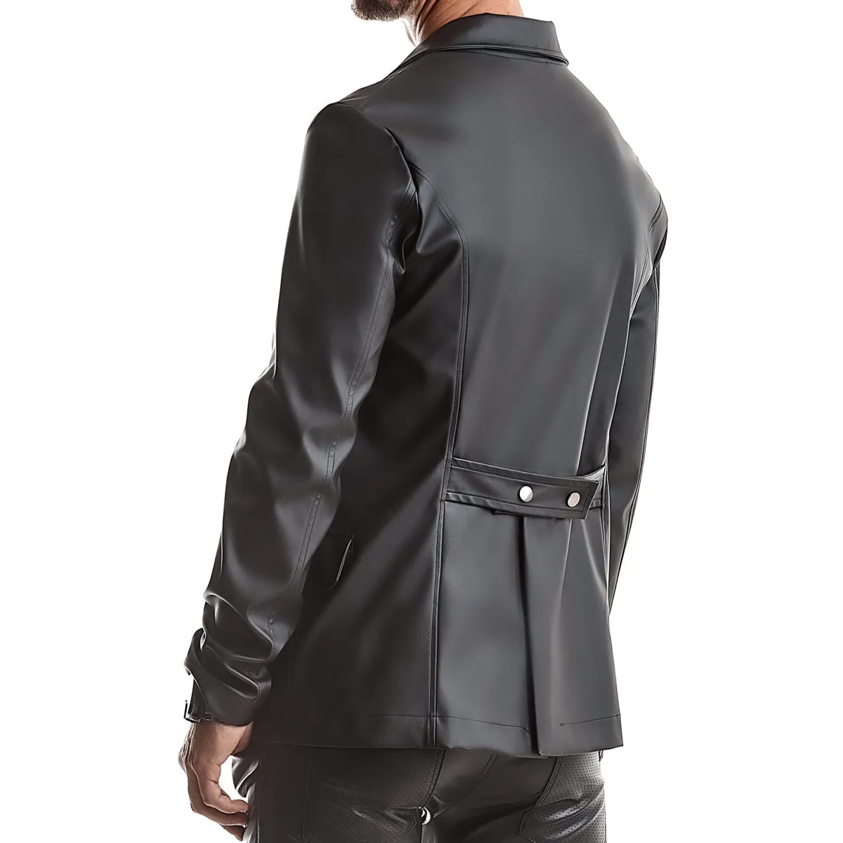 Herren Jacke Rmnicola001 Schwarz von Regnes Fetsih Plante Red Mark 2 | Fesselliebe.de