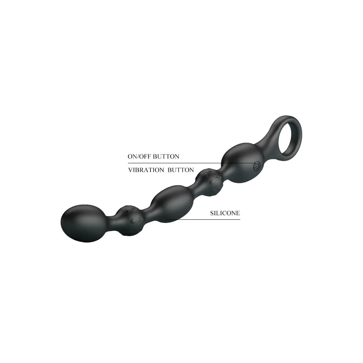 ♥ Van Anal Silikon Balls 10 Vibrationen wiederaufladbares von Pretty Love ♥ kaufen | Fesselliebe