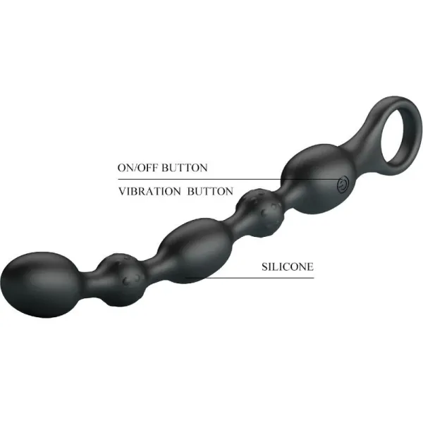 ♥ Van Anal Silikon Balls 10 Vibrationen wiederaufladbares von Pretty Love ♥ kaufen | Fesselliebe