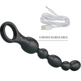 Van Anal Silikon Balls 10 Vibrationen Wiederaufladbares von Pretty Love | Fesselliebe.de
