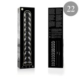Modell 22 Dildo Borosilikatglas 21,5 X 2,5 cm Klar von Nebula Series By Ibiza | Fesselliebe.de