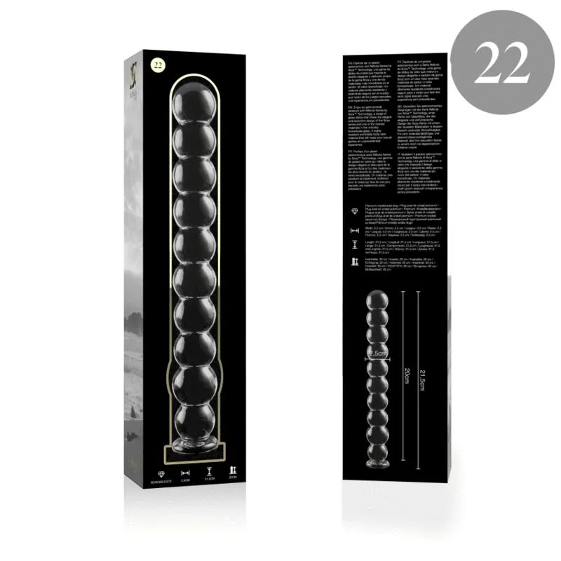 ♥ Modell 22 Dildo Borosilikatglas 21,5 X 2,5 cm Klar von Nebula Series By Ibiza ♥ kaufen | Fesselliebe 2