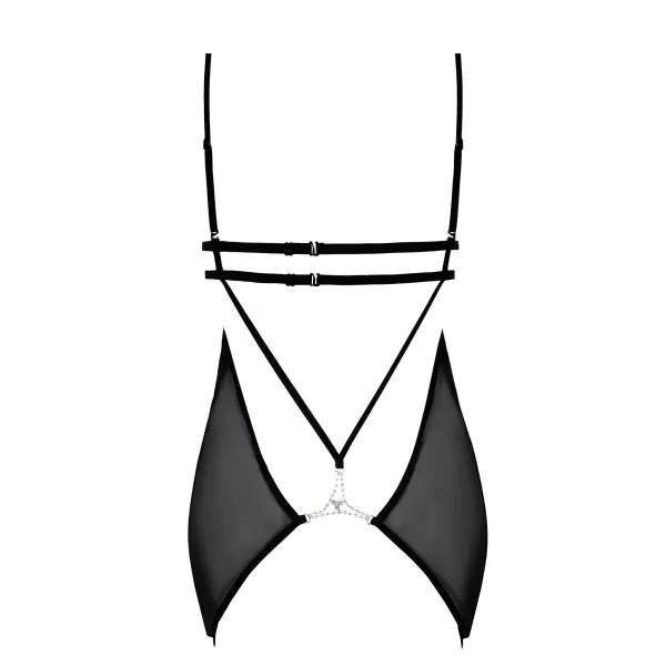 Schwarzes Chemise Claea von Anais Apparel Luxury Lingerie | Fesselliebe.de