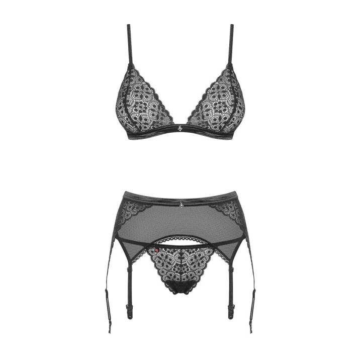 Shibu 3er Set Schwarz von Obsessive | Fesselliebe.de