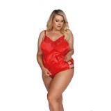 Rotes Set Aa052943 von Anais Apparel Plus Size | Fesselliebe.de