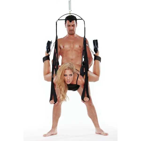 Bondage Pleasure Swing Black Liebesschaukel von Whipsmart kaufen | Fesselliebe