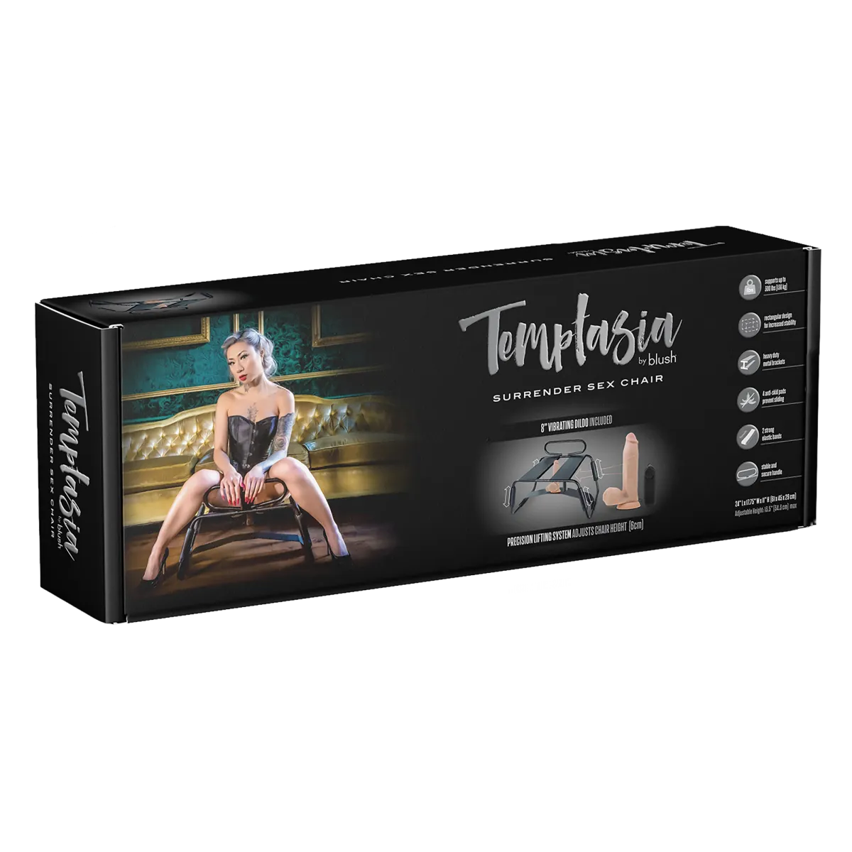 Temptasia Surrender Sexstuhl Schwarz kaufen | Fesselliebe