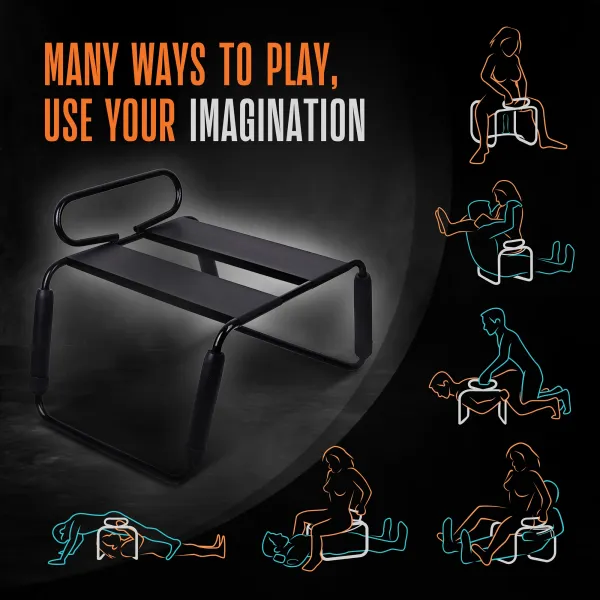 Temptasia Surrender Sexstuhl Schwarz kaufen | Fesselliebe