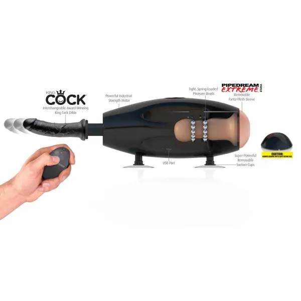 Internationale Extreme Sexmaschine Schwarz von Pipedream Fetish Fantasy Extreme kaufen | Fesselliebe