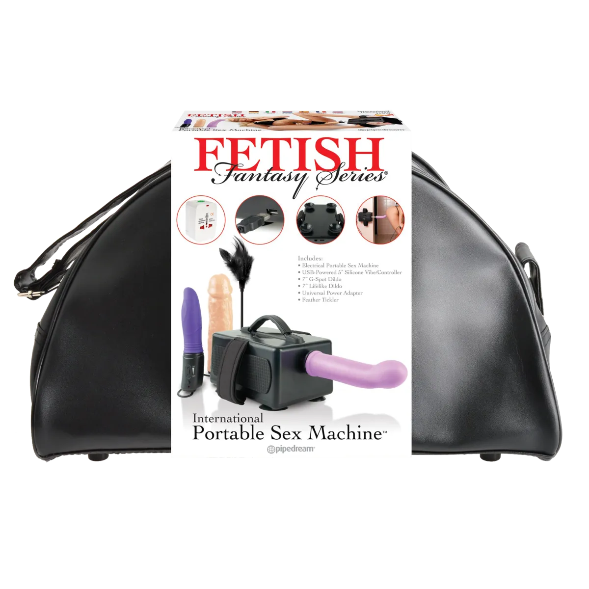 Tragbare Sexmaschine Schwarz von Pipedream Fetish Fantasy Series kaufen | Fesselliebe