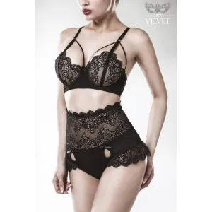 Bra-Set von Grey Velvet Schwarz von Grey Velvet | Fesselliebe.de