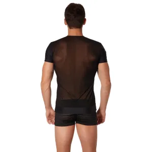 ♥ Schwarzes Herren T-Shirt 906-81 von Look Me ♥