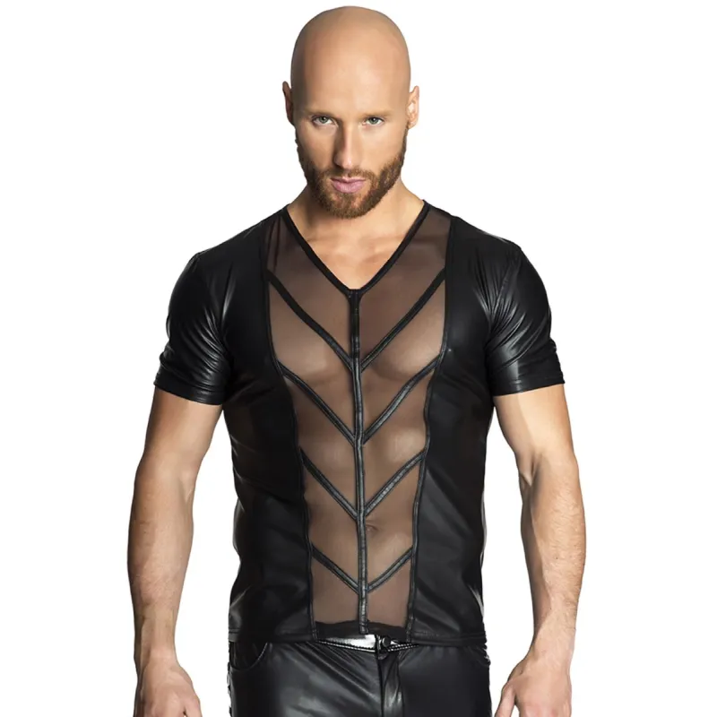 ♥ Schwarzes Shirt H029 von Noir Handmade ♥ kaufen | Fesselliebe