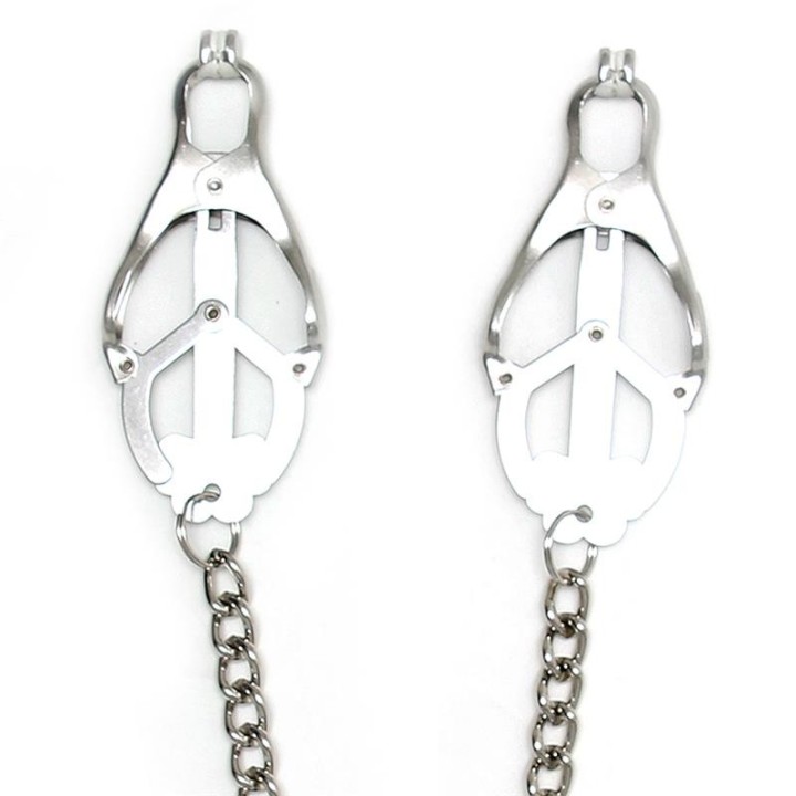 Rimba Bondage Play Nippelklemmen mit Kette von Bondage Play | Fesselliebe.de