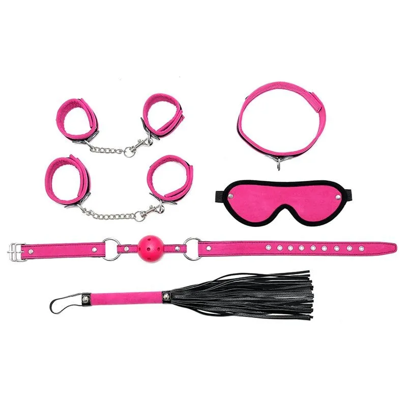Rimba Komplettes Fesselset 6-teilig Rosa von Bondage Play kaufen | Fesselliebe 2